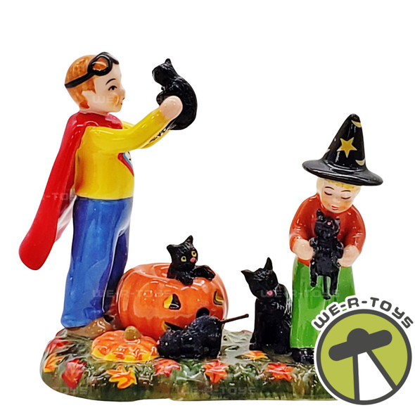 Dept 56 Snow Village Halloween 10th Anniversary Halloween Kittens #809004