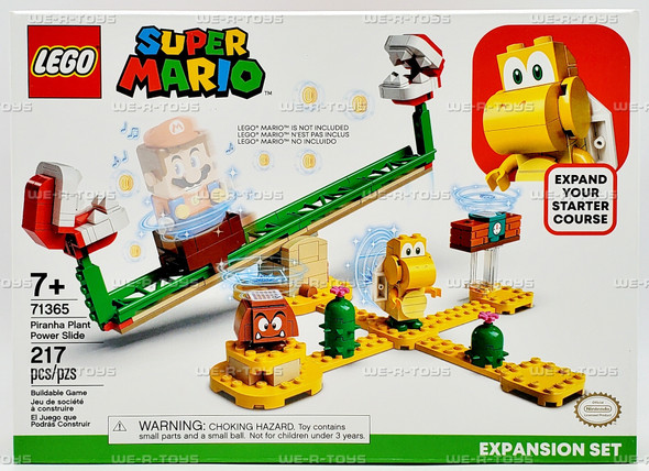 LEGO Super Mario Piranha Plant Power Slide 217 Piece Building Set 71365