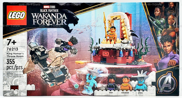 LEGO Marvel Black Panther Wakanda Forever King Namor’s Throne Room Building Kit