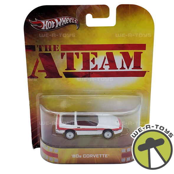 Hot Wheels The A-Team 80's Corvette Mattel X8894 NEW
