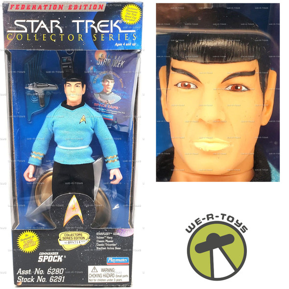 Star Trek Federation Ed Commander Spock Collector Figure 1995 Playmates #6291