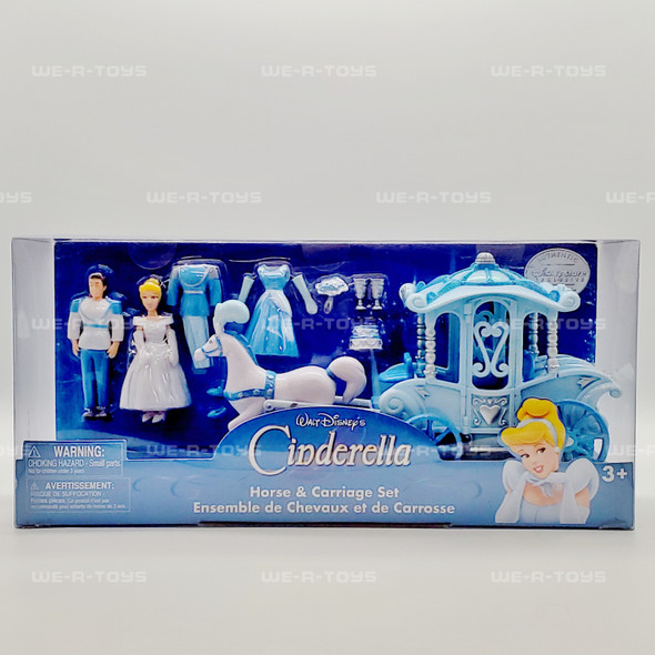 Disney's Cinderella Horse and Carriage 4" Dolls Set 2434 NEW