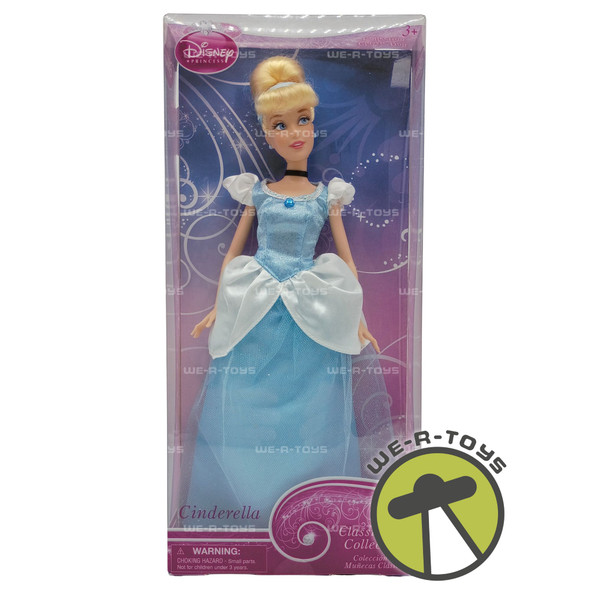 Disney Princess Cinderella Classic Collection Doll in Blue Dress 2014 New