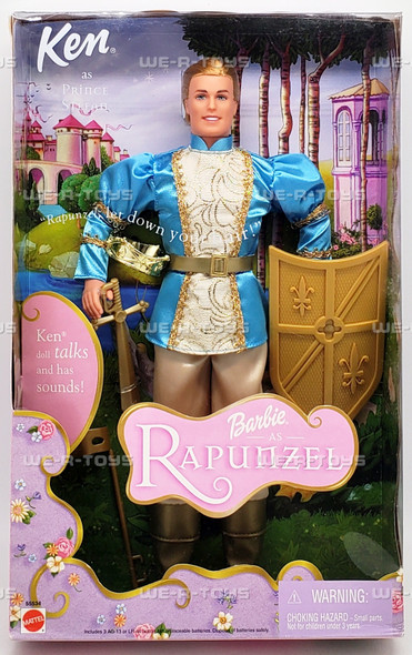 Barbie As Rapunzel Ken As Prince Stefan Doll 2001 Mattel #55534