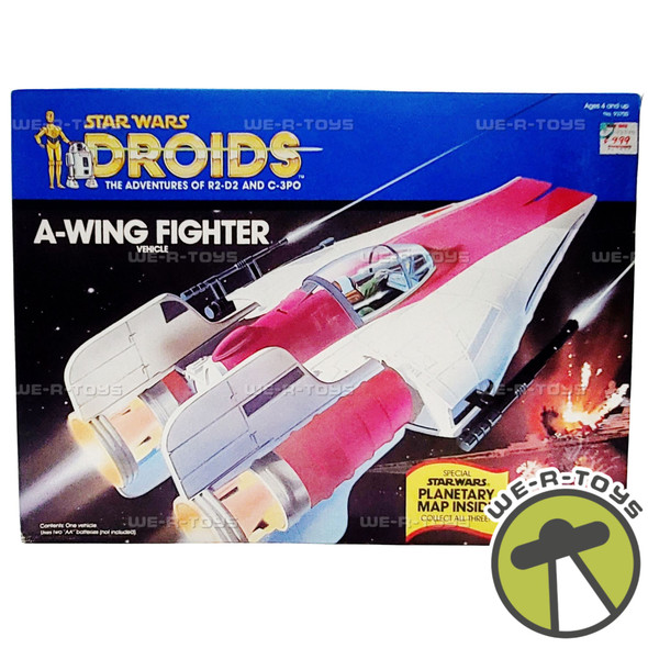 Star Wars Droids A-Wing Fighter Vehicle Rare 1985 Kenner Item No. 93700 NEW