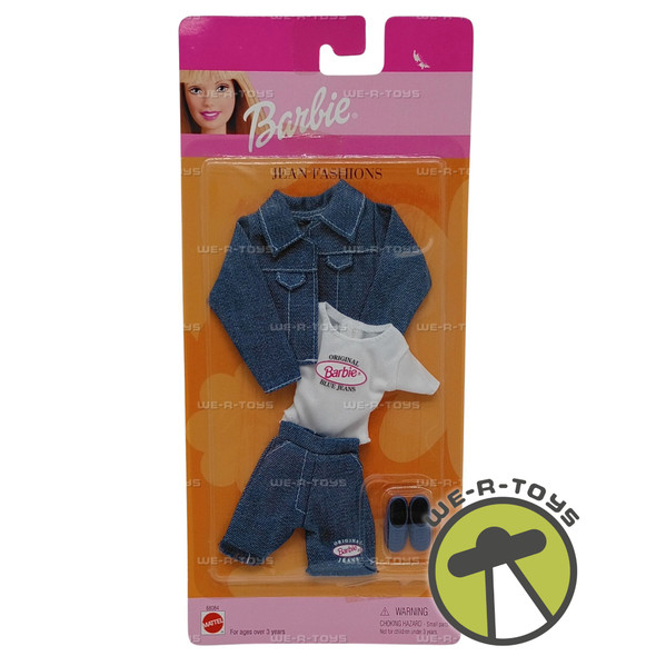 Barbie Jean Fashions Denim Outfit 1999 Mattel 68084 New