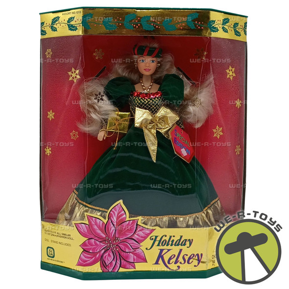 Holiday Kelsey Special Edition Fashion Doll in Green Dress 1996 Kid Kore 1213