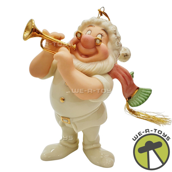 Disney Lenox Snow White Docs Holiday Greeting Christmas Ornament NEW