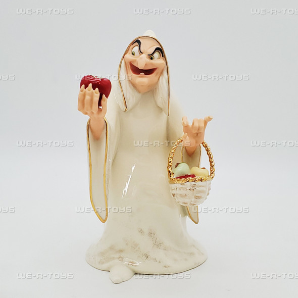 Disney Lenox Snow White Take A Bite Dearie Old Hag Statue NEW
