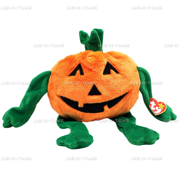 Ty Beanie Buddies Pumkin the Pumpkin Halloween Plush 1999