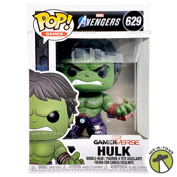 Funko POP Games Marvel Avengers Hulk in Stark Tech Suit 629 Vinyl Figure