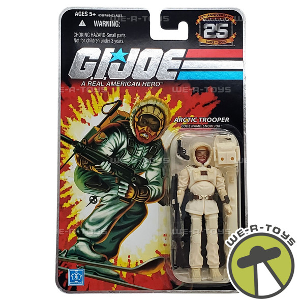 G.I. Joe A Real American Hero Arctic Trooper aka Snow Job Action Figure New
