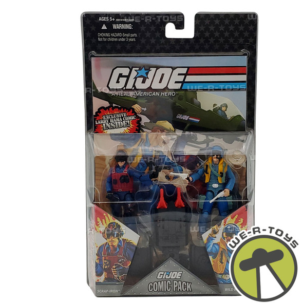 G.I. Joe Real American Hero Comic Pack Larry Bama Scrap Iron and Wild Bill NEW