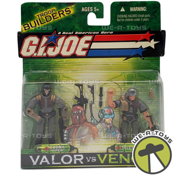 G.I. Joe Troop Builders Collection Cobra Viper and Televiper Valor VS Venom NEW