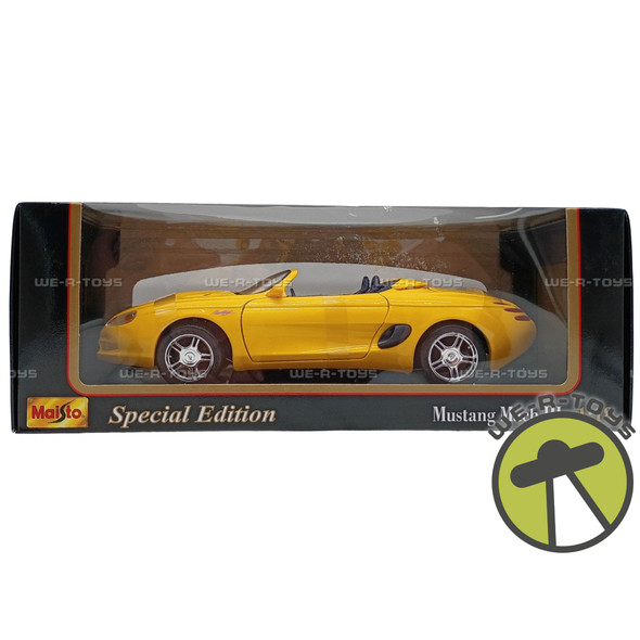 Maisto Mustang Mach III Special Edition Yellow Diecast Vehicle 1:18 scale #31815