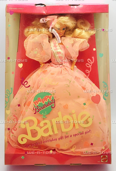 Barbie Happy Birthday Doll 1990 Mattel 7913