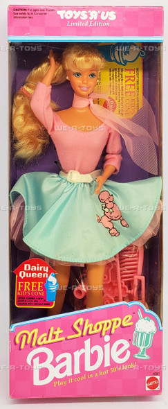 Malt Shoppe Barbie Doll Toys R Us Limited Edition 1992 Mattel No. 4581 NEW