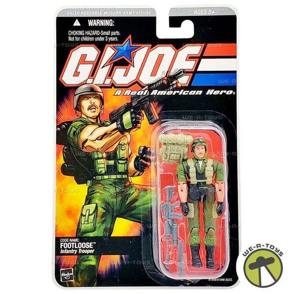 G.I. Joe Footloose Infantry Trooper Action Figure 2005 Hasbro 61848