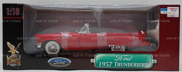 Road Signature Ford 1957 Thunderbird Red Vehicle Deluxe Edition 92358 New