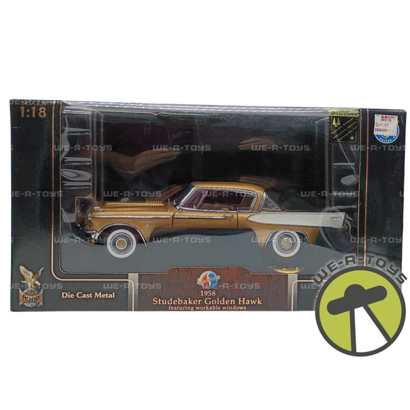 Road Signature Die Cast 1958 Studebaker Golden Hawk with 24k