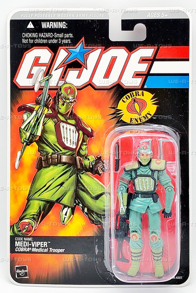 G.I. Joe Medi-Viper Cobra Medical Trooper Action Figure 2005 Hasbro 61706