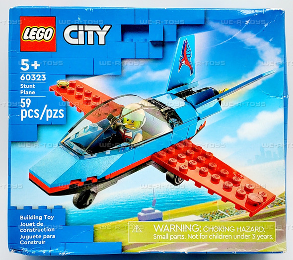 LEGO City Stunt Plane 59 Piece Building Set 60323