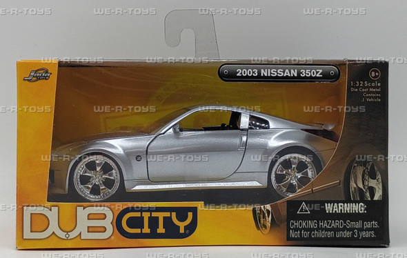 Dub City BigTime Muscle 2003 Nissan 350Z Silver Vehicle Jada Toys 2007 New 20003