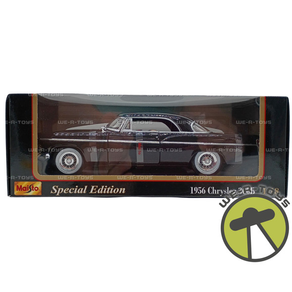 Maisto 1956 Chrysler 300B Black 1:18 scale Die Cast Special Edition Vehicle New