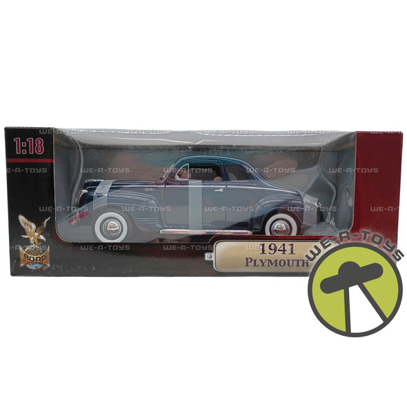 Road Signature 1941 Plymouth Teal Die Cast Vehicle Deluxe Edition 92398 New