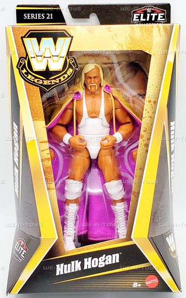 WWE Legends Elite Collection Hulk Hogan Action Figure 2023 Mattel HVF55
