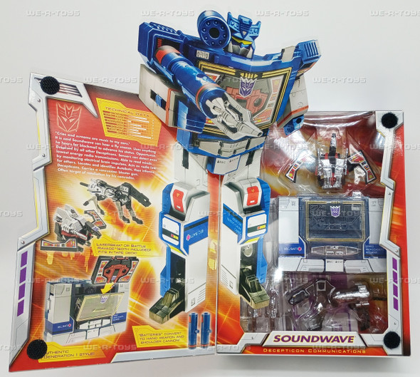 Transformer Robots In Disguise Soundwave Decepticon Communication Action Figure