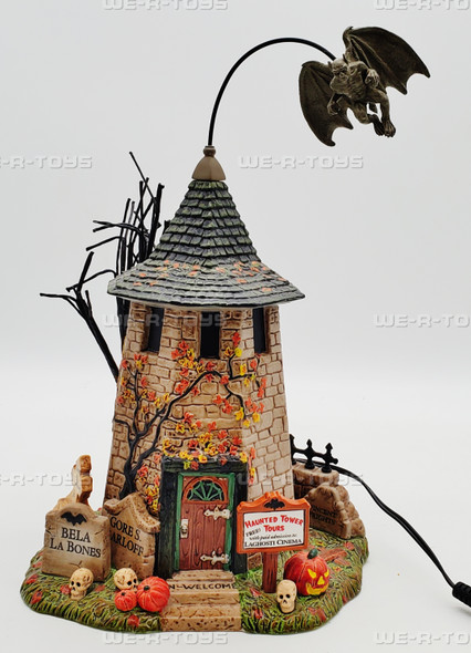 Dept 56 Snow Village Halloween Haunted Tower Tours Flying Gargoyle #55257 NEW