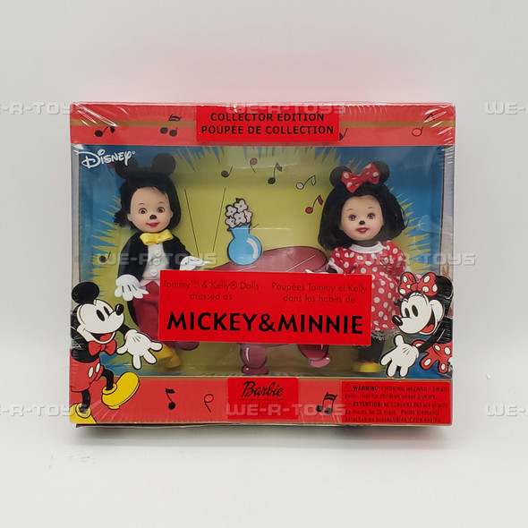 Tommy & Kelly Dressed as Disney's Mickey & Minnie 2002 Mattel 55502 NEW