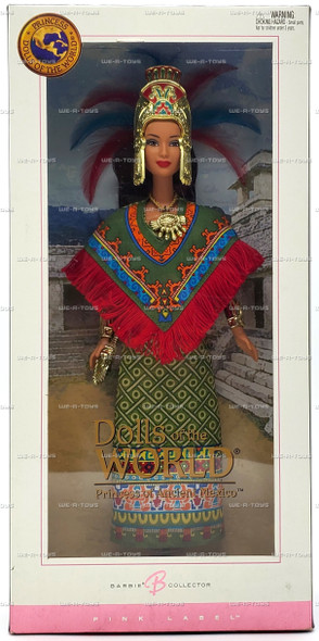 Dolls of the World Collection Princess of Ancient Mexico Barbie Doll Mattel