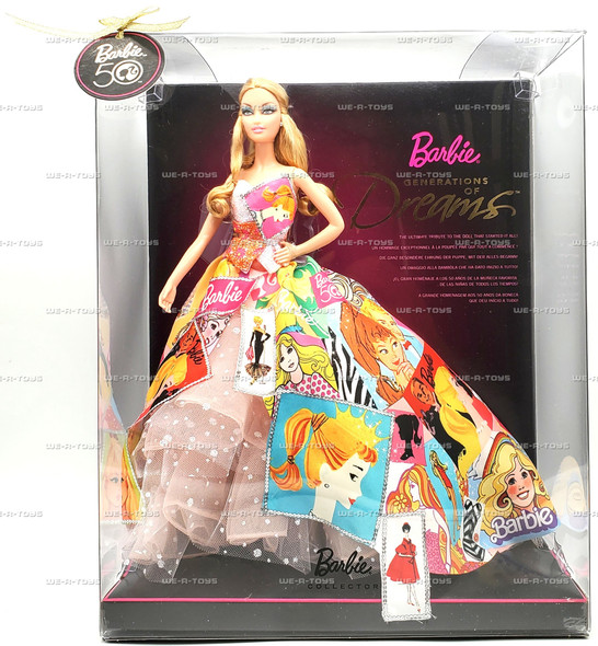 Barbie Collector Generations of Dreams Multilingual Box Doll 2008 Mattel #R7232