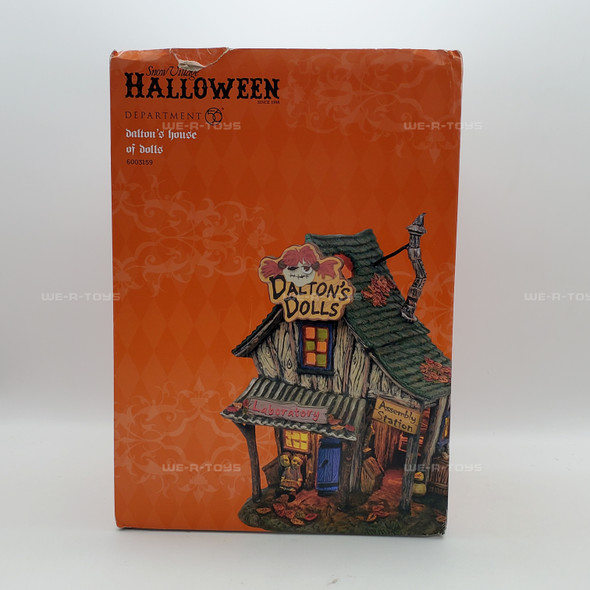 Dept 56 Snow Village Halloween Dalton's House of Dolls Lighted 6003159 CL