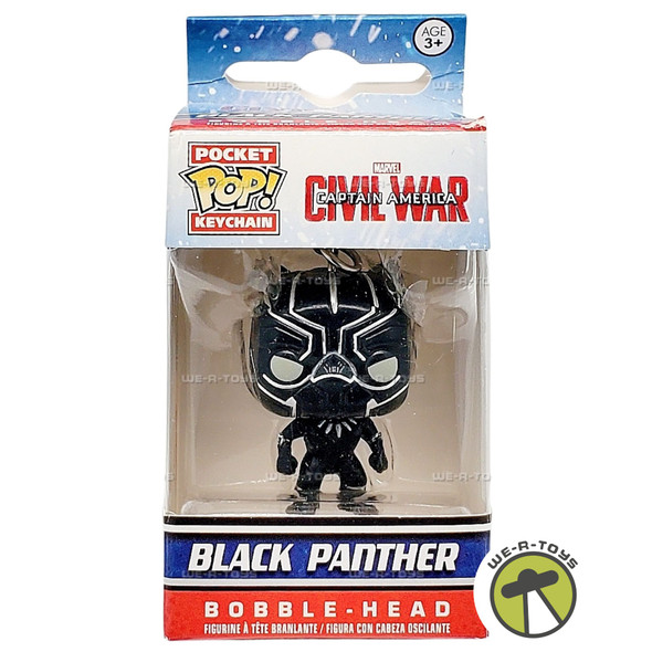 Funko POP Keychain Captain America 3 Civil War Black Panther Vinyl Figure