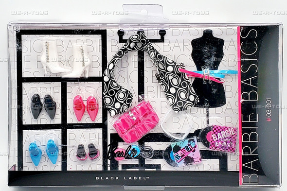 Barbie Basics Fashion Accessory Pack Look No 03 Collection 001 Black Label