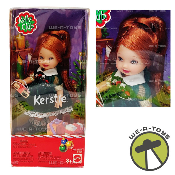 Barbie Kelly Club Holiday Cheer Kerstie Doll 2003 Mattel B1346 NEW