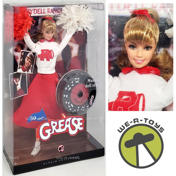 Sandy Grease Cheerleader Barbie Doll 30 Years of Grease 2007 Mattel M0683