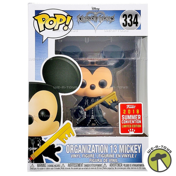 Funko POP Disney Kingdom Hearts Organization 13 Mickey 334 Vinyl Figure
