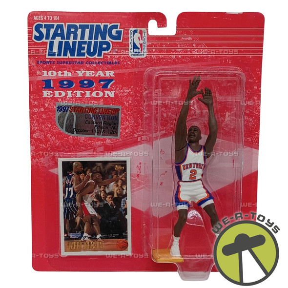 NBA Starting Lineup 10th Yr Edition #2 Larry Johnson NY Knicks Action Figure