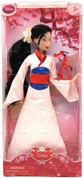 Disney Princess Classic Mulan 12" Doll with Mushu 2016 Disney Store