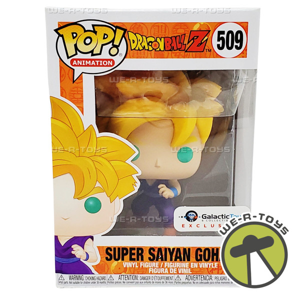 Funko Pop! Animation 509 Dragon Ball Z Super Saiyan Gohan Vinyl Figure NEW
