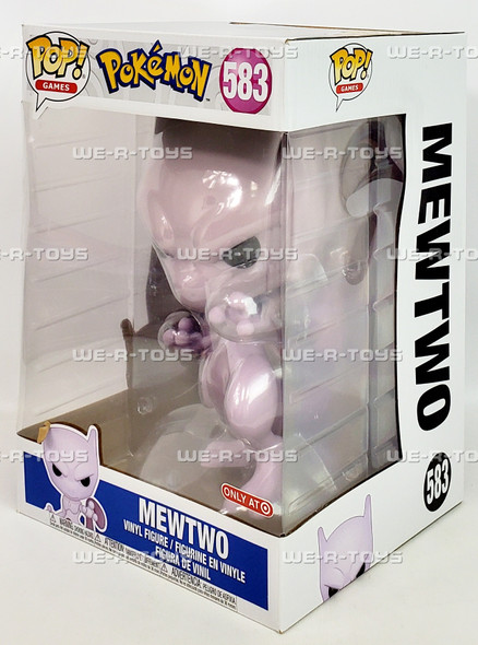 Funko POP Games 583 Pokemon Mewtwo Vinyl Figure Target Exclusive Jumbo