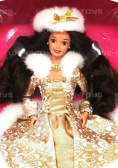 Winter Fantasy Barbie Doll Brunette Sam's Club Exclusive 1995 Mattel 15530 NRFB