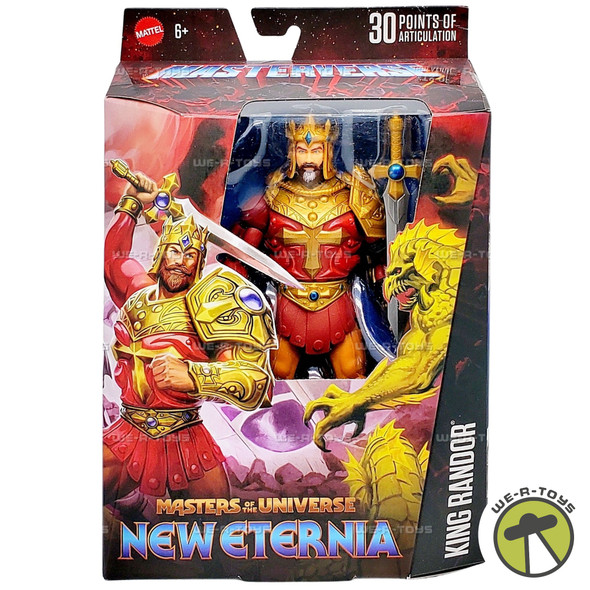 Masters of the Universe Masterverse New Eternia King Randor Figure Mattel JBP79