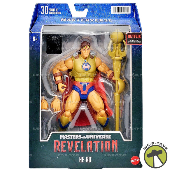Masters of The Universe Masterverse Revelation He-Ro Action Figure Mattel 03027