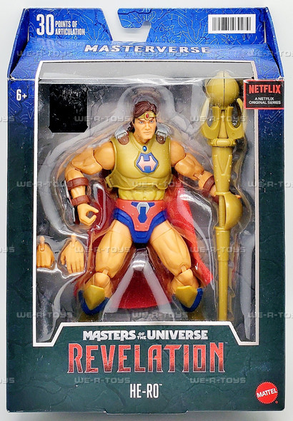 Masters of The Universe Masterverse Revelation He-Ro Action Figure Mattel 03027