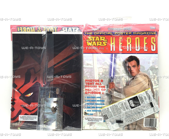 Star Wars Episode 1 Phantom Menance Magazines Lot of 3 New and Sealed